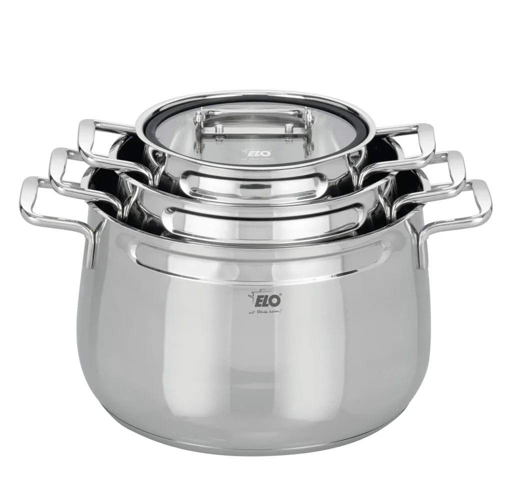 "Mystery" 6-piece stainless steel cookware set