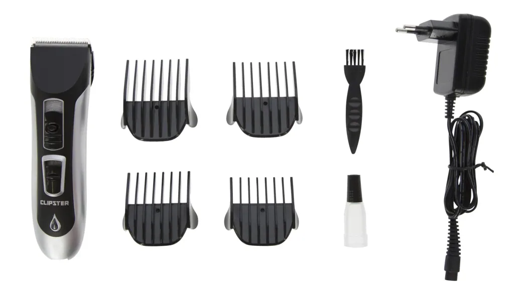 Cordless clipper DropiX waterproof, including accessories