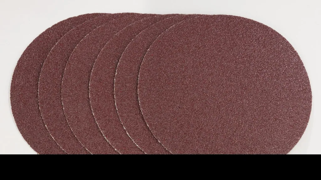 Sandpaper K60, diameter 125 mm, self-adhesive, 6 pieces