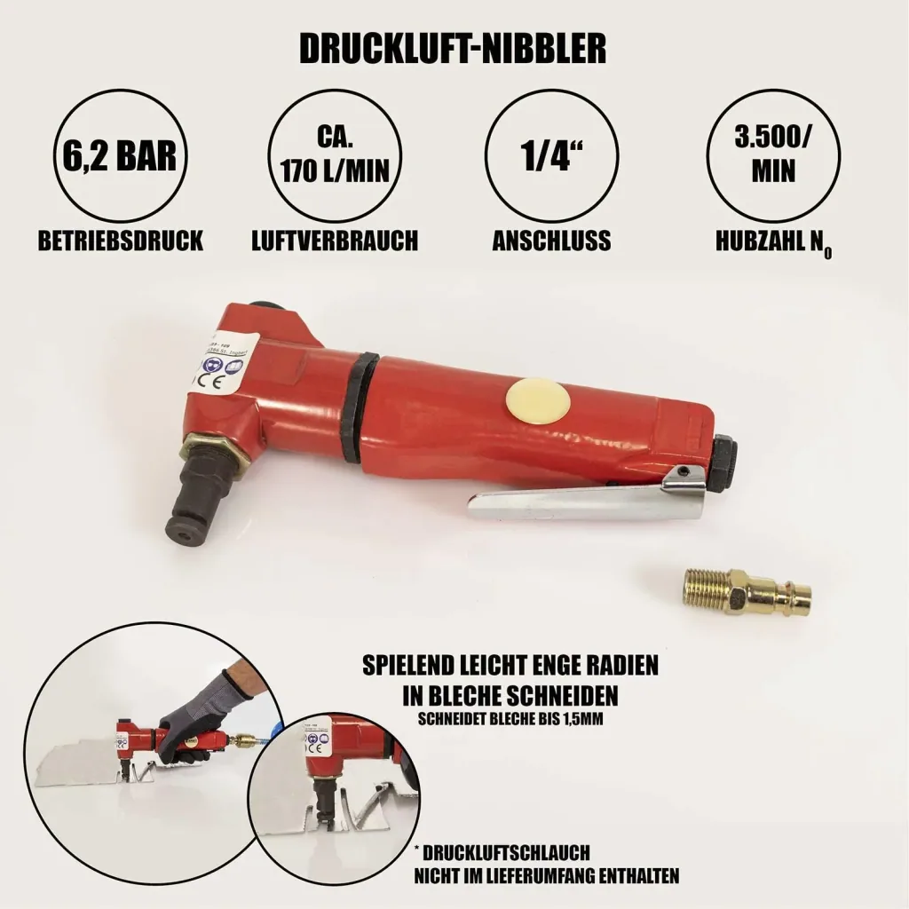 Pneumatic nibbler