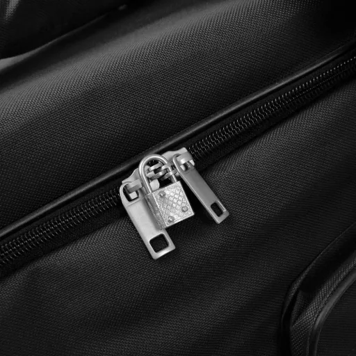 Travel bag with trolley function - 100L - Black