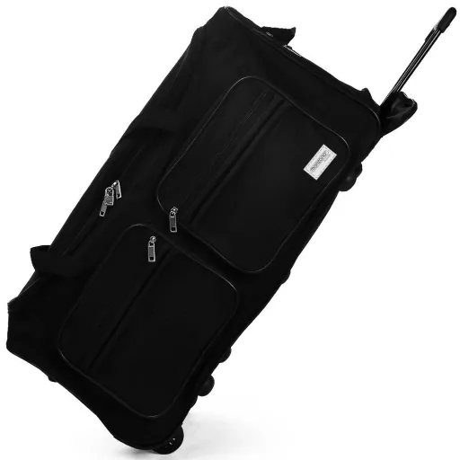 Travel bag with trolley function - 100L - Black