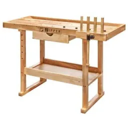 Mancave wooden workbench WITH Deuba tool wall set of 2