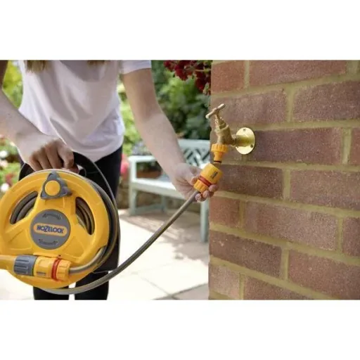 Hose reel - Click & Go + 10m hose (7.5mm) with fittings