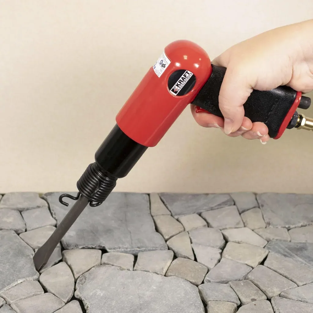 9-piece pneumatic chisel hammer set
