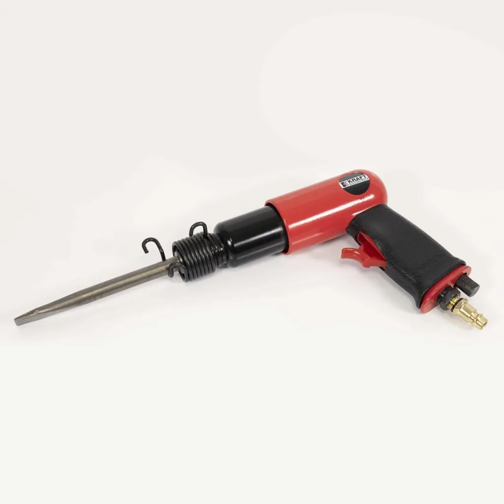 9-piece pneumatic chisel hammer set