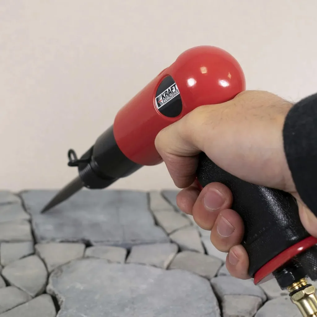9-piece pneumatic chisel hammer set