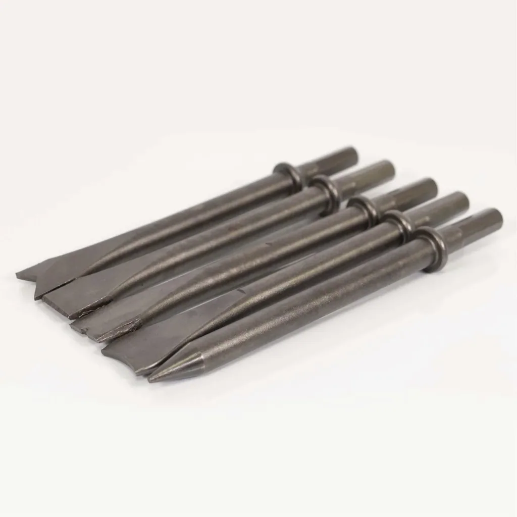 9-piece pneumatic chisel hammer set