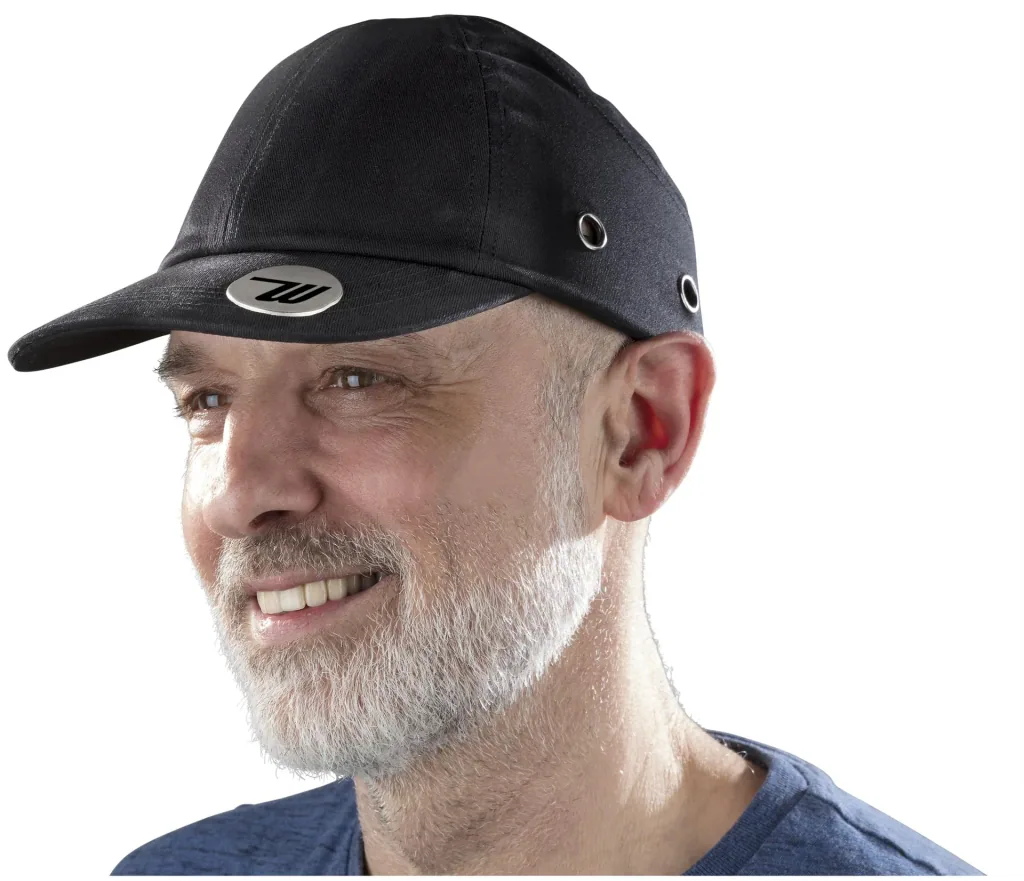 Black safety cap with integrated bottle opener