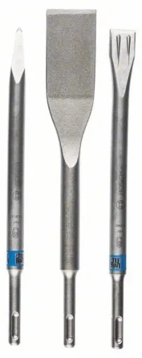 Chisel set, SDS plus, 0/ 20/ 40 mm, 3-piece