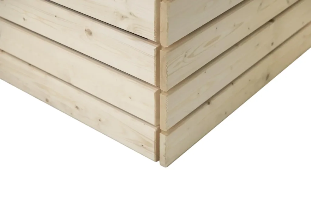 Raised Bed Asket M, 110×70×90 cm, Natural – Spruce Wood, Back-Friendly