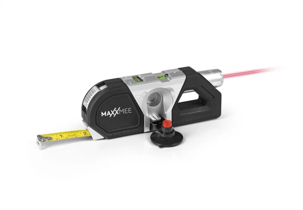 Laser scale 3 in 1, 3 Volt, black/silver