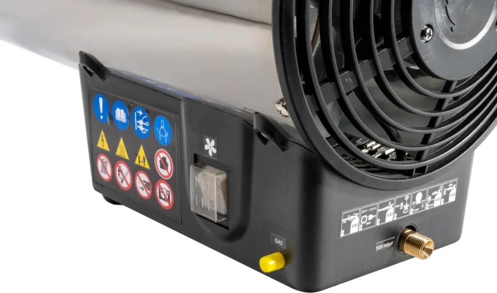 Gas heater fan GGH 17 INOX