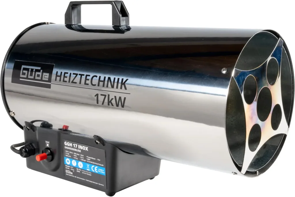 Gas heater fan GGH 17 INOX