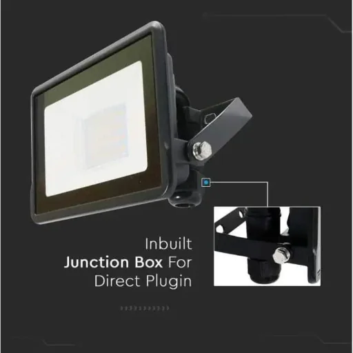 VT-128 LED Floodlight - 20 W - 1510 Lm - 4000K - Black