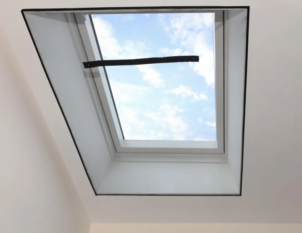 Fly screen for roof windows, black, 2 pieces