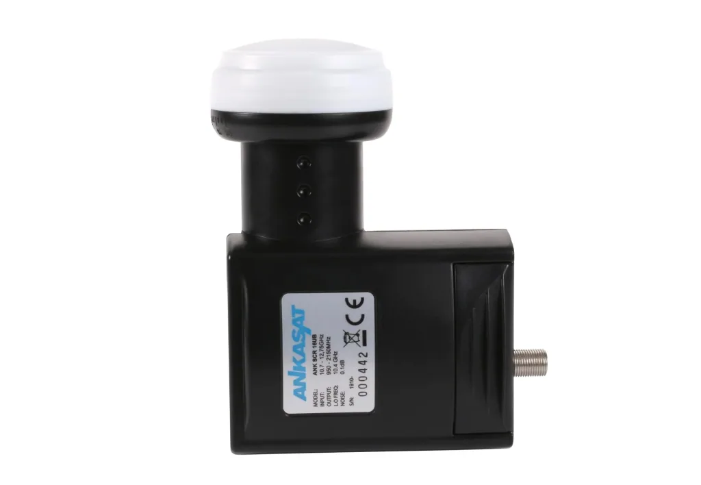 Single-cable LNB for 16 x Unicable receivers, LTE shielding