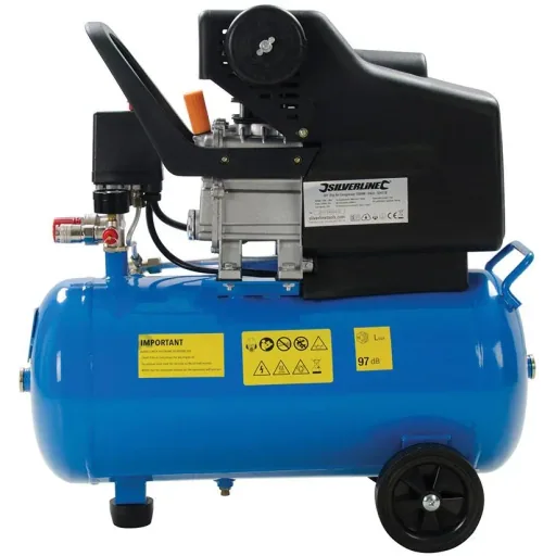 DHZ 2-PS Air Compressor 1500 W 24 Liter