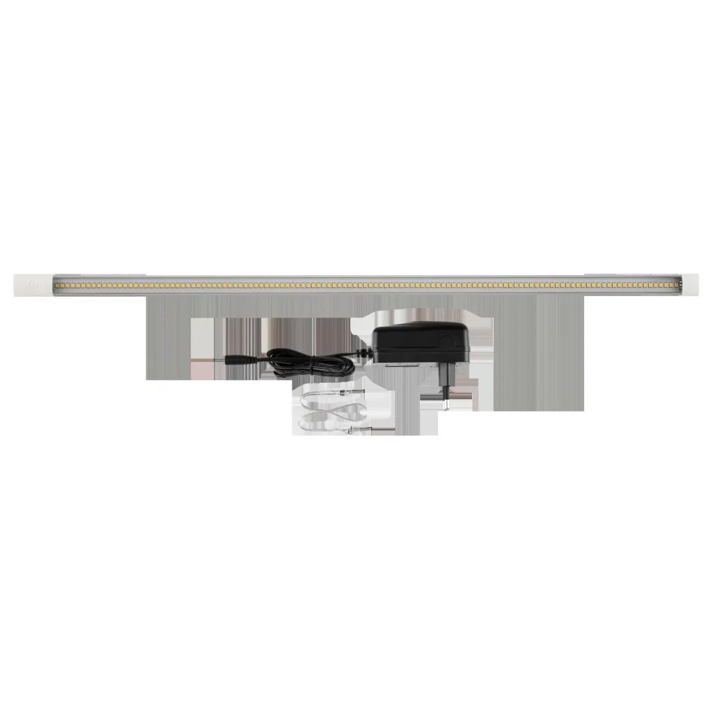 LED under-cabinet light XS with touch switch 60 cm, 9 W, color silver