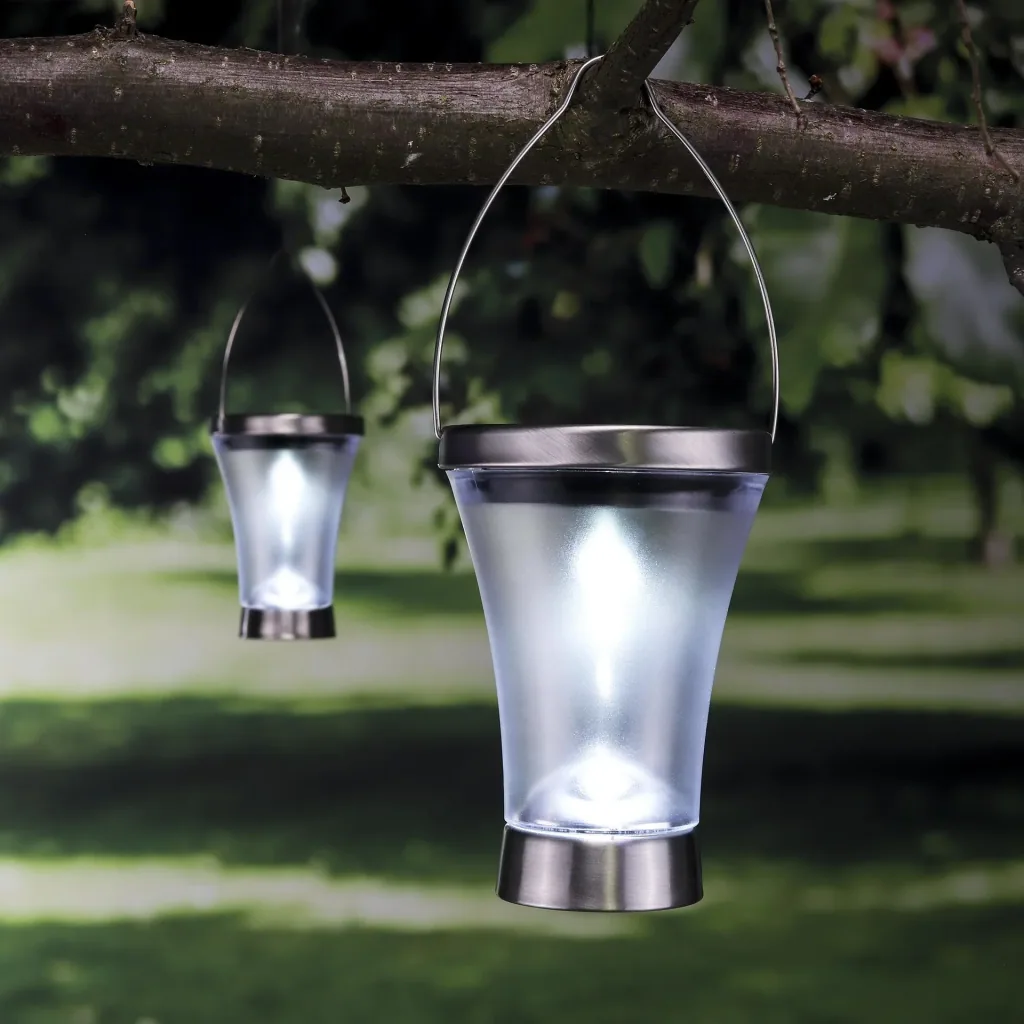 LED Solarlampe 3in1, 2er Set