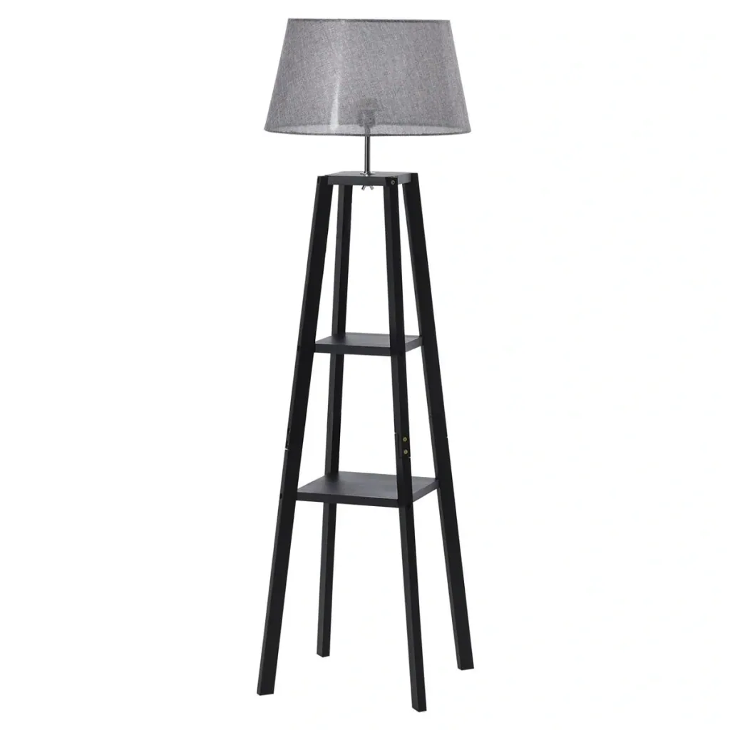 Floor lamp floor lamp shelf levels